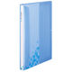 コクヨ ガバット(背幅伸縮ファイル) PP透明表紙 A4タテ 1000枚とじ 青 ブルー フ-PT90NB 1セット(1冊×20)