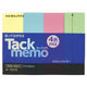 コクヨ タックメモふせん75×25mm4色100枚×4メー メ-1013 1セット（4000枚：400枚入×10パック）
