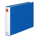 コクヨ チューブファイルエコ A4横30mmとじ 2穴 青 フ-E635B 1セット(4冊)