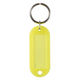コクヨ キーホルダー型名札 黄 10個パック ナフー210 ナフ-210YX10 1セット(50個:10個入×5パック)
