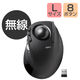トラックボールマウス 無線 8ボタン 光学式 人差し指 チルトホイール搭載 高性能 DEFT ブラック M-DT2DRBK エレコム 1個