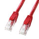 サンワサプライ つめ折れ防止カテゴリ6LANケーブル 3m  レッド KB-T6TS-03R