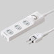 延長コード 電源タップ 3m 2P（ピン） 4個口 ホワイト TAP-TSH43SWN サンワサプライ 1個