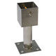 水上 ステンレス装飾柱受 デラックス 90角 0205-00067（直送品）