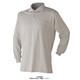 アタックベース 吸汗速乾長袖ポロシャツ グレー M 4700ー15ー07ーM 1枚（直送品）