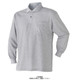 アタックベース 長袖ポロシャツ グレー LL 2020ー15ー07ーLL 1枚（直送品）