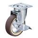 ハンマーキャスター 旋回式キャスター413S(ストッパー付)シリーズ 413SーRB150 1セット(4個)（直送品）
