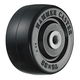 ハンマーキャスター ゴム一体車輪樹脂ブッシュ入100mm445GーR100 445GーR100 1セット(4個)（直送品）