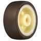 ハンマーキャスター ナイロンホイール熱可塑性ウレタン巻車輪樹脂ブッシュ入75mm439GーUR75 439GーUR75 1セット(4個)（直送品）