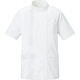 KAZEN メンズジャケット半袖 医療白衣 ホワイト 3L YW50-C/1（直送品）