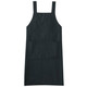 エプロン L ブラック A1768-0003 1着 サーヴォ（旧サンペックスイスト）（直送品）