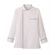 男女兼用ショップコート七分袖 LL ホワイト×ブラウン ET6824-0004 サーヴォ（旧サンペックスイスト）（直送品）