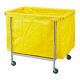 松吉医科器械 カラーランドリーカート 角型 幅900mm イエロー MY-LCSA 1台 24-2527-00-03（直送品）