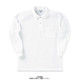 クロダルマ 長袖ポロシャツ(脇スリット) ホワイト 5L 25441ー90ー5L 1枚（直送品）