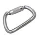 トーワ TOWA レスキュー スチール カラビナ オートロック クローム YIC006T 1個（直送品）