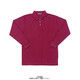クロダルマ 長袖ポロシャツ ワイン S 25400ー71ーS 1セット(2枚)（直送品）