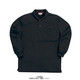 クロダルマ 長袖ポロシャツ(脇スリット) ブラック 3L 25441ー49ー3L 1枚（直送品）