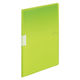 コクヨ クリヤーブックモッテA4S10枚P黄緑 A4縦 ライトグリーン ラ-LM10LG 1セット(20冊)