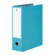 コクヨ　チューブファイル　NEOS　A4タテ　とじ厚80mm　ターコイズブルー　両開きパイプ式ファイル　フ-NE680B　1セット（10冊）