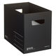 コクヨ 収納ボックス<NEOS> （Mサイズ）ブラック A4-NEMB-D 1セット（5冊）