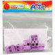 アーテック Artecブロック 三角A 8P 薄紫 77809 1セット(5個)（直送品）