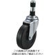 ユーエイ 差し込み式 自在 キャスター ゴム 車輪径75mm Lタイプ LTF型 パイプ径24 LTF-75RH-24P 1個（直送品）