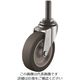 ねじ込み式 自在 キャスター エラストマー 車輪径75mm Lタイプ LT型 ネジ寸法W3/8×14山数16 LT-75EL-W3/8-14（直送品）