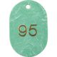 西敬 番号札大 (51-100) マーブル グリーン MBN-LG51 1セット