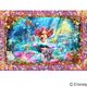 テンヨー ディズニー ジグソーパズル ステンドアート 500ピース ビューティフル マーメイド アリエル DSG-500-465 1セット