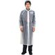 冨士ビニール工業 【警備用雨具】クリアロングレインコート 2L 130cm 3500RS-2L 1箱(10着入)（直送品）
