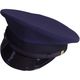 モビメントコスモ 【警備用品】冬制帽 濃紺 59cm 黒あごひも 4131-59 1個（直送品）