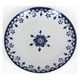 石丸陶芸 飾り銀彩 プレート 185mm 6121550513 1枚（直送品）