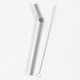 ガラスストロー2点セット グレー LAKOLE/ラコレ
