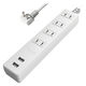 トップランド 延長コード 電源タップ 1m 4個口 USBーA充電ポート(2個口)付 抗菌加工 STPA410-WT 1個