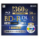 YAMAZEN BDーR 2層式 1回録画 50GB 地デジ360分 4倍速 スリムケース 5枚 BD-R5DLC 1個