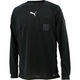 PUMA(プーマ) サッカー 長袖 LS レフリーシャツ S プーマ　ブラック 705378 1枚（直送品）