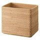 無印良品 重なるラタン長方形バスケット 特大 （Ｖ）約幅３６×奥行２６×高さ３１ｃｍ 良品計画
