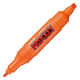 プロッキー 水性ペン 太・細ツイン 単色 橙 1本 PM150TR.4 三菱鉛筆 uni