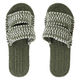 トモ・コーポレーション スリッパ コットンサンダル アーチ型 ハンドメイド グリーン 423401 1個（直送品）