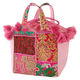 トモ・コーポレーション トートバッグ カンバディアパッチ 巾着 レディース ピンク 424601 1個（直送品）