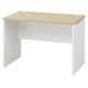 マルチワークCFデスク 幅1000×奥行600×高さ720mm ナチュラルウッド天板/ホワイト脚 1台 オリジナル