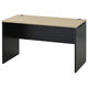 マルチワークCFデスク 幅1200×奥行600×高さ720mm ナチュラルウッド天板/ブラック脚 1台 オリジナル