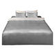 ユノキ シルク 布団カバー 快眠 掛布団カバー パールグレー ダブル 6300075499 1枚（直送品）