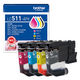 ブラザー（brother） 純正インクカートリッジ LC511-4PK カラー4色 1箱