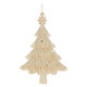 【アウトレット】クリスマス　グリッターツリーオーナメント(ゴールド) B LAKOLE/ラコレ