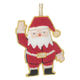 【アウトレット】クリスマス　刺繍オーナメント(サンタ) LAKOLE/ラコレ
