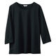 selery 七分袖カットソー L ブラック 37290-L 1枚（直送品）