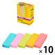スリーエム（3M） ポストイット ポップアップふせん 付箋 強粘着 詰替用 75×25mm マルチカラー5色 1箱（5冊）×10