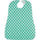 亀屋 ブルー防水食事用エプロン バイアスグリーン 309991 1枚 E0985