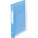 リヒトラブ　メディカルサポートブック　クリヤー　ブルー　2穴　背幅31mm　HB666-1　1冊